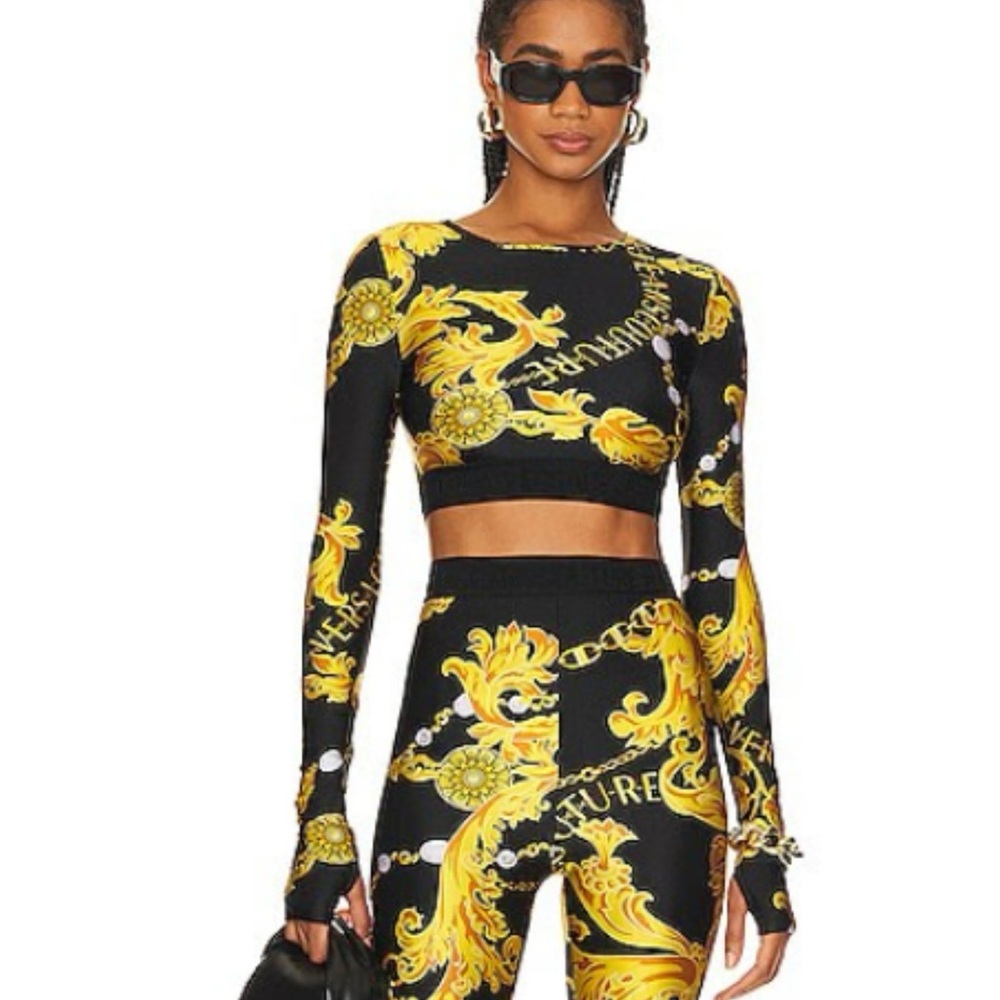 Versace couture Crop Top NWT US 2
